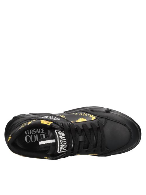 Sneakers in pelle VERSACE JEANS COUTURE | 77YA3SC2 ZP324NERO-GIALLO